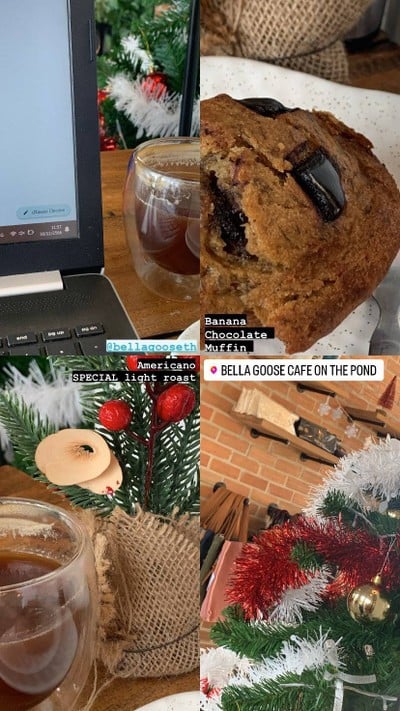 Banana chocolate muffin