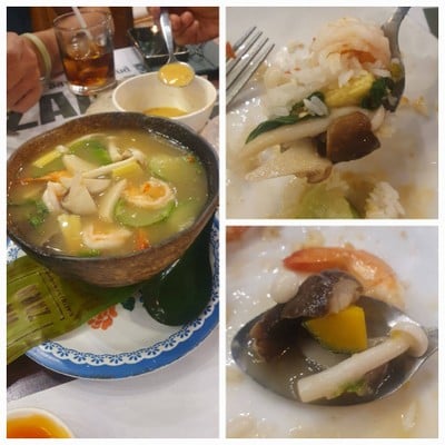 แกงเลียงกุ้งสด