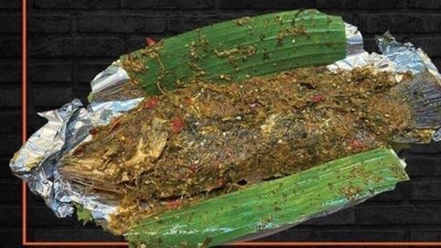 ปลาย่างพันฟอยล์ (ปลานิล)