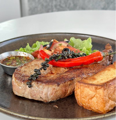 Pork Chop with thai spicy sauce