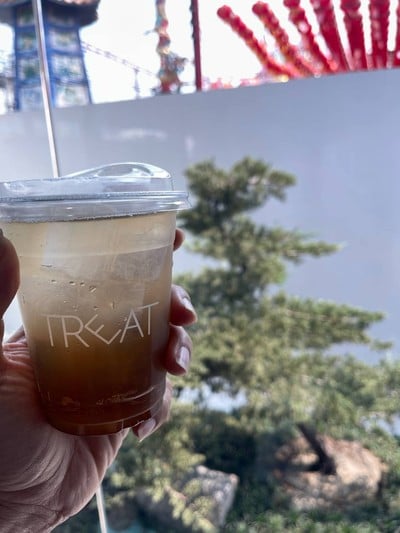 Houjicha soda