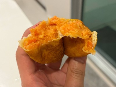 ขนมปังมันเทศสีเหลือง