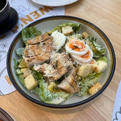 Ceasar Salad & Yuzu Dressing / ซีซ่าสลัดส้มยูสุ