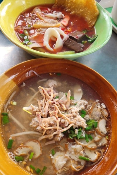 ก๋วยเตี๋ยวหมูต้มยำ & บะหมี่เย็นตาโฟ