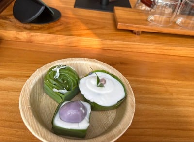 ตะโก้เผือก/ใส่ไส้ประยุกต์/เปียกปูน