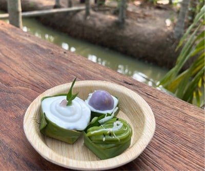 ตะโก้เผือก/ใส่ไส้ประยุกต์/เปียกปูน