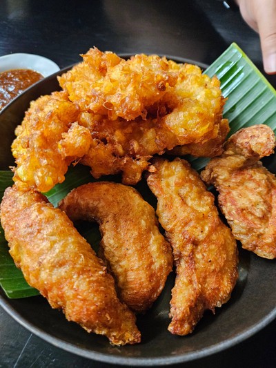 สันในไก่ข้าวโพดทอด