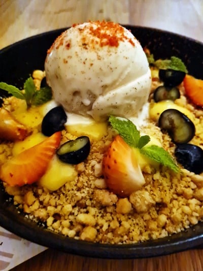 Vanilla hot cake