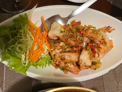 กุ้งทอดพริกเกลือ