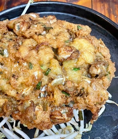 หอยนางรมทอด