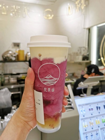 ชาองุ่นปั่นสด ปอกมือ เจ้าแรกของคนไทย Grape handmade tea smoothie 多肉葡萄