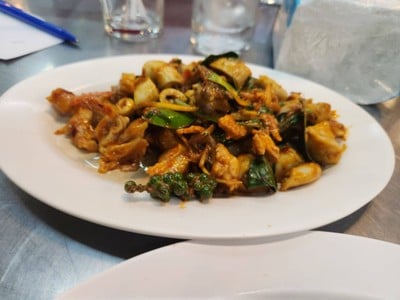 ไส้ตันผัดน้ำพริกเผา