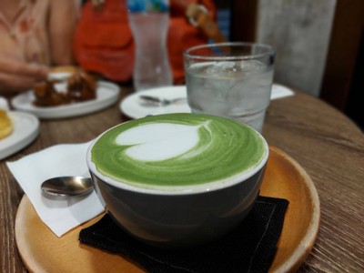 HOT MATCHA LATTE