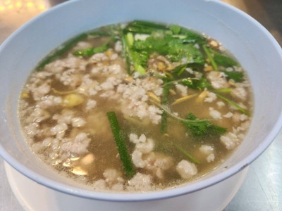 หมูสับต้มบ๊วย