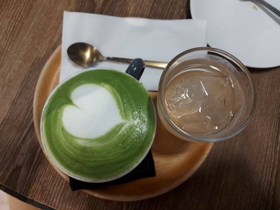 HOT MATCHA LATTE