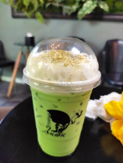 ชาเขียวมะพร้าวนมสด