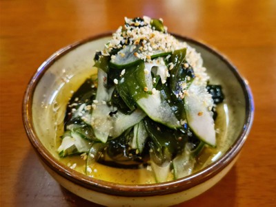 แตงกวาดองวากาเมะ