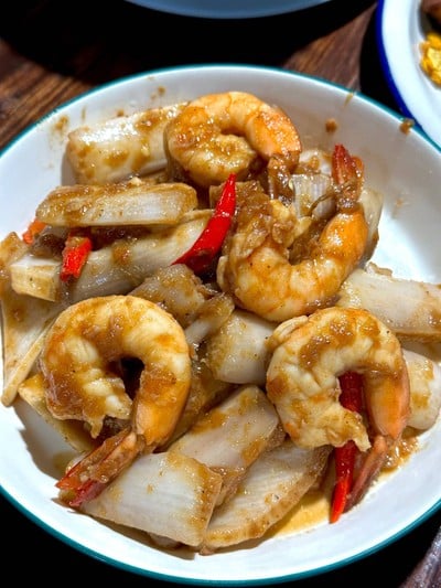 หยวกผัดเคยกุ้ง
