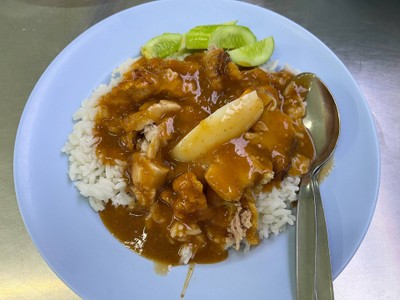ข้าวหมูกรอบกล่อง