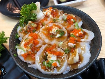 หอยเชลล์ซอสฟัวกราส์