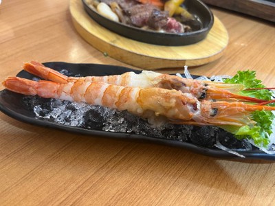 กุ้งอาร์เจนติน่าซาซิมิ