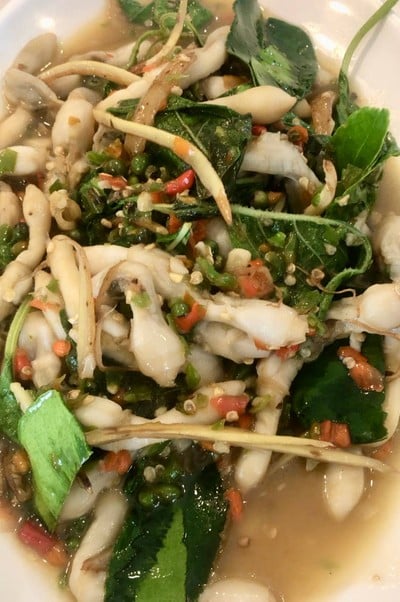 หอยหลอดผัดฉ่า