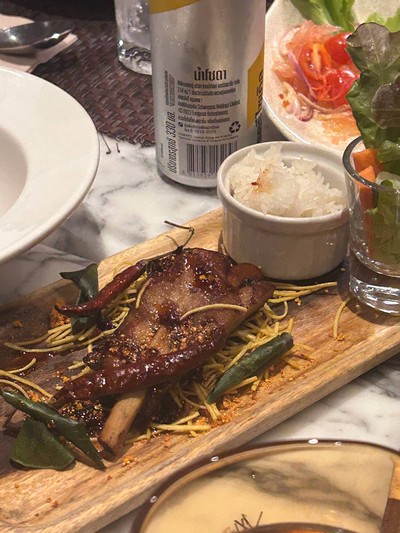 ซี่โครงหมูซอสหม่าล่า