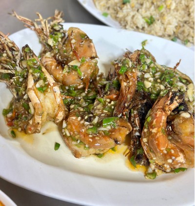 กุ้งผัดพริกเกลือ