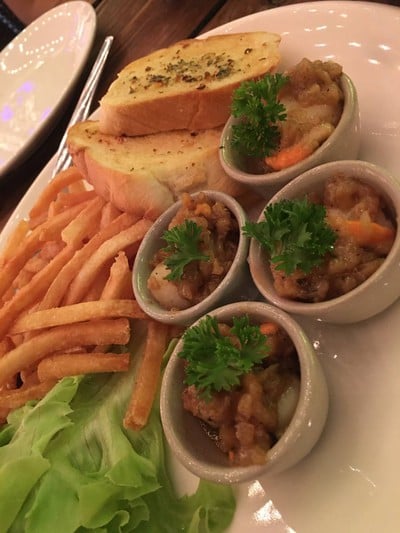 หอยเชลล์อบเนย