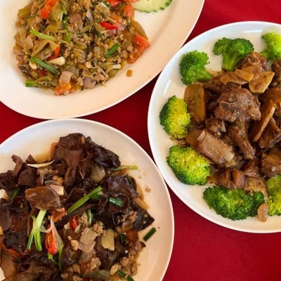 เมนูของร้าน ร้านอาหารชุมชนจีนยูนนาน หมู่บ้านสันติชล
