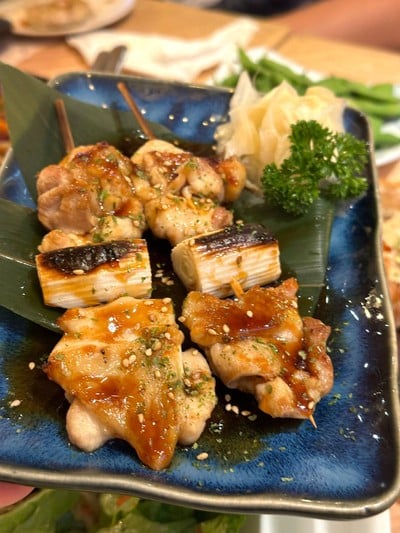 ไก่เสียบไม่ย่าง