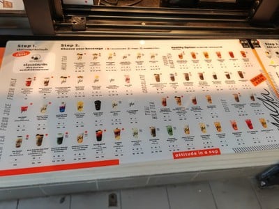 ป้ายราคาหรือสมุดเมนู