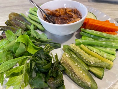 น้ำพริกกุังเสียบ