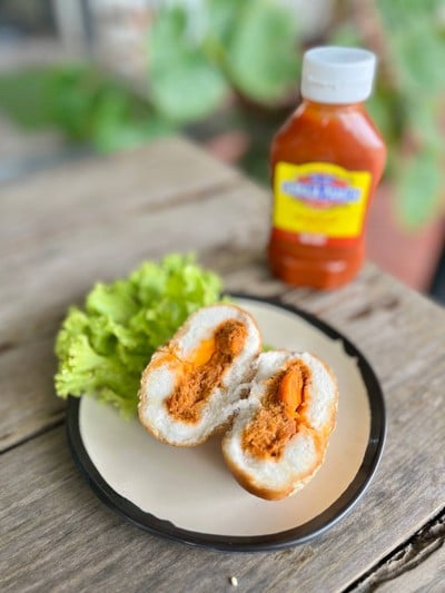 🍘 ซาลาเปาทอด. (ราคา 45 บาท.)