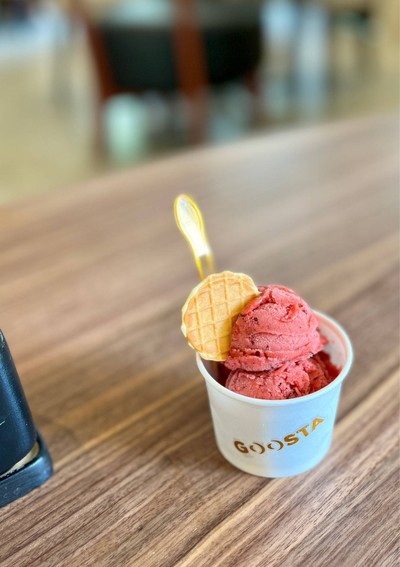 🍇 Raspberry Gelato. (Price 90 Baht.)