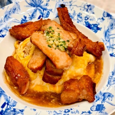 ข้าวไข่ข้น พอร์คชอป