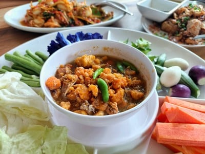 เมนูของร้าน ครัวห้วยทราย