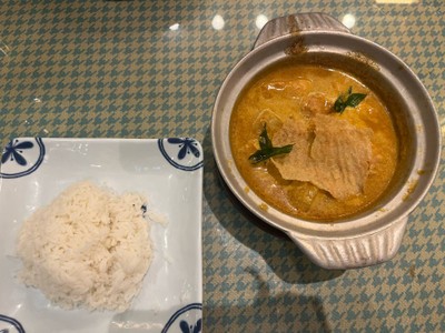 HK Style - Curry Chicken Rice