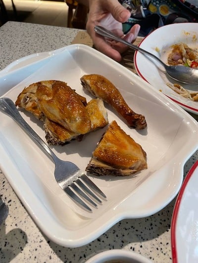 ไก่ย่างเลลาว (ครึ่งตัว)