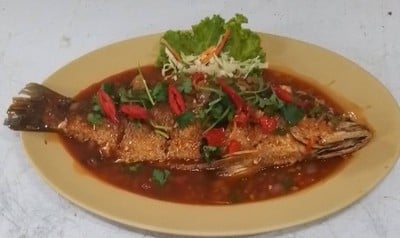 วิธีทำ ปลาทอดราดพริก