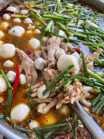 น้ำยาป่าตีนไก่ลูกชิ้น