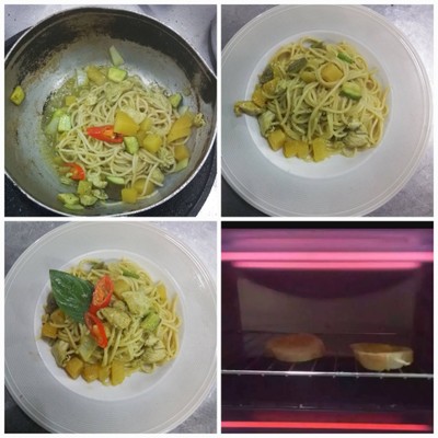 วิธีทำ สปาเก็ตตี้เขียวหวานไก่ วิธีทำ สปาเก็ตตี้เขียวหวานไก่