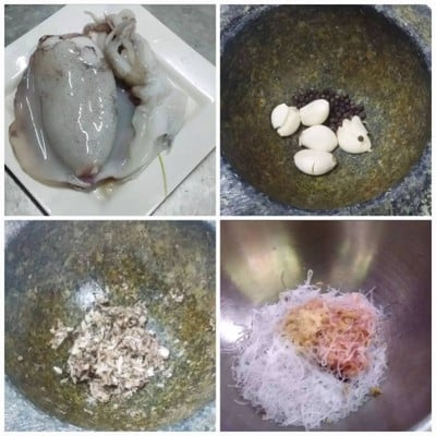 วิธีทำ ปลาหมึกยัดใส้นึ่งมะนาว วิธีทำ ปลาหมึกยัดใส้นึ่งมะนาว