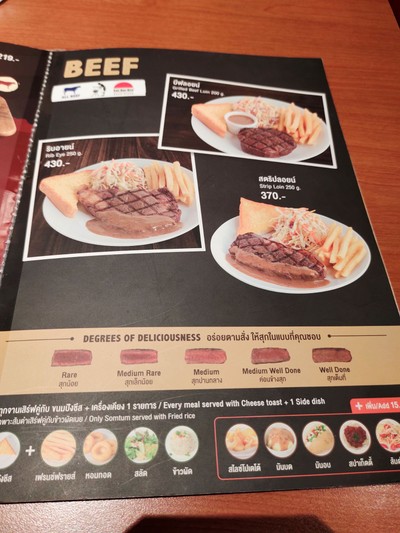 ป้ายราคาหรือสมุดเมนู