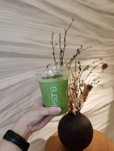 เมนูของร้าน Ksana matcha Concept Store (OCC Ploenchit)