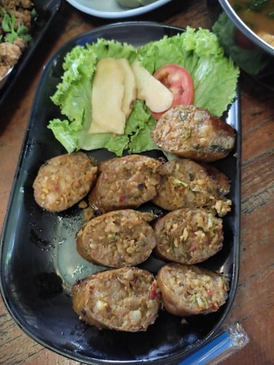 ไส้กรอกเผาเตาดิน