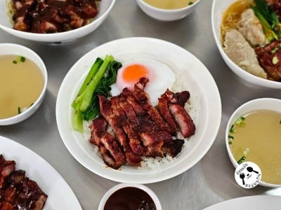 ข้าวหมูแดงปลิดวิญญาณ(ส่วนสันคอ)