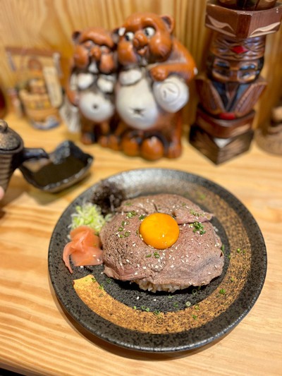 🍛 Beef Fried Rice With Pickled Egg. (Price 169 Baht.)