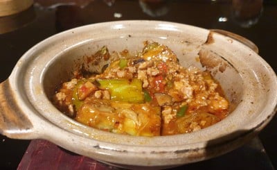 มะเขือยาวผัดหมูสับ