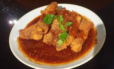 ซี่โครงหมูทอดซอสเจิ้นเจียง